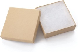 20 Pack Geftol Jewelry Gift Boxes, 3 X 3 X 1 Inch Cardboard Jewelry Boxes, Small - £30.88 GBP