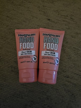 2 Soap &amp; Glory Hand Food Hydrating Hand Cream-Orig. Pink Travel 1.69 oz(K42) - £10.01 GBP