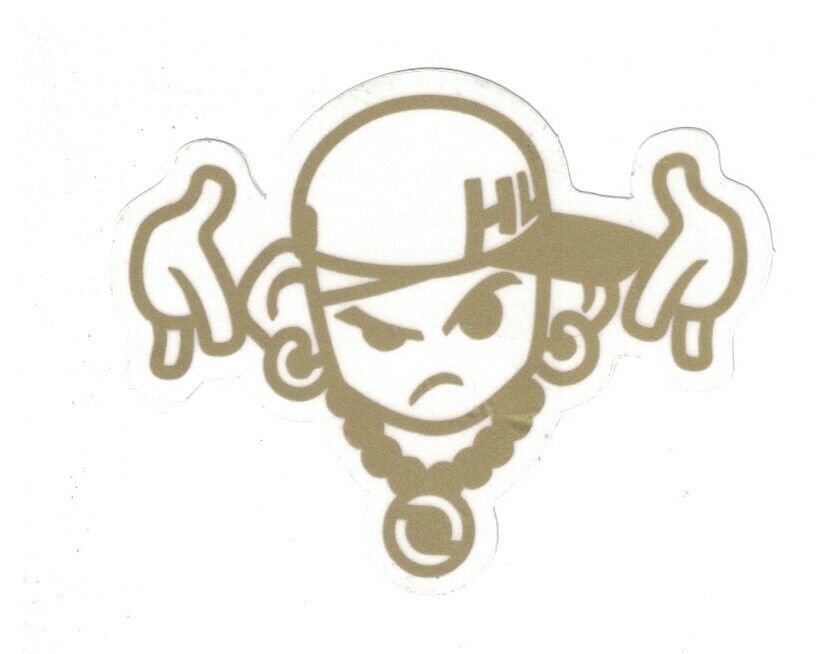 Lil&#39; Gangsta HL 3.5&quot; x 2.75&quot; quality indoor outdoor Vinyl Sticker hip ho... - $1.99