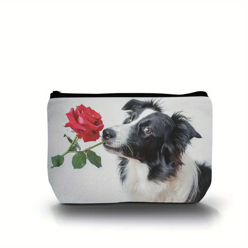 Border collie make up/cosmetic bag - £4.54 GBP