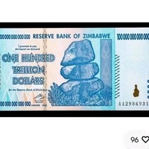 ZIM Zimbabwe 100 Trillion Banknote 1   Notes   AA/2008, P-91, Uncirculat... - $187.11
