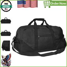Large 21-Inch Black Duffle with Dual Handles &amp; Adjustable Strap for Easy... - $738.34 MXN