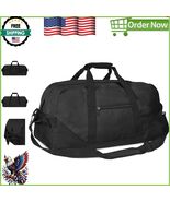 Large 21-Inch Black Duffle with Dual Handles &amp; Adjustable Strap for Easy... - $55.93 CAD