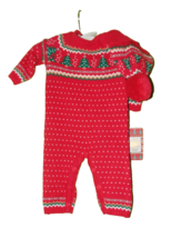 Tommy Bahama Christmas Romper With Hat 3-6 Months Baby New - £14.47 GBP