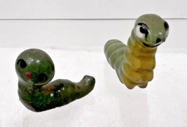 Hagen Renaker Monrovia Caterpillar Worm Family Miniature Figurines Smile... - £18.75 GBP