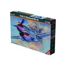 MisterCraft MCD220 1:72 Scale P-40 Kittyhawk Mk.III Model Kit  - $66.00