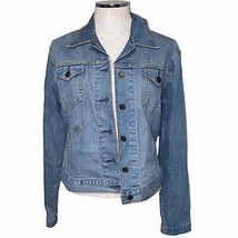Levi&#39;s Straus Signature Jean Jacket Light Wash button down denim size small 4/6 - £21.69 GBP
