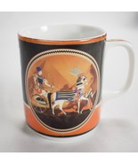 Vintage Limoges Egyptian Royal Porcelain Gilded Mug marked 1942 Colorful... - $47.37 CAD