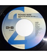 Richard Marx 45 RPM Record - Should&#39;ve Known Better / Satisfied A10 - €3,24 EUR