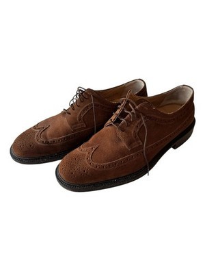 Cole Haan Country Wingtip Oxford Suede Loafers Man 10.5 D US Shoes Italy Brown  Item image 4