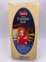 Little Orphan Annie Doll Applause Porcelain Doll New Original Box Vintag... - $33.24
