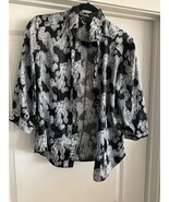 ANTILIA FEMME Black & White Satin Dress Stretch Shift Women's Size M - $165.34 MXN ANTILIA FEMME Black & White Satin Dress Stretch Shift Women's Size M - $165.34 MXN