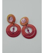 Vintage Ombre Clip On Earrings - $7.91