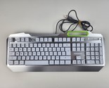 Lumsburry RGB LED Backlit Gaming Keyboard Stainless Steel  -missing F4 key - $24.74