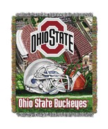 Ohio State OFFICIAL Collegiate &quot;Home Field Advantage&quot; Woven Tapestry Throw  - €40,59 EUR