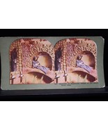 Antique Stereoview Colored Catacomb of Cappuccini Chapel Of Skulls Rome ... - €21,47 EUR