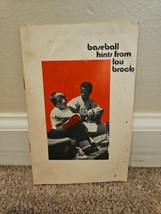 Vintage 1960s Converse Promo Baseball Hints from Lou Brock St. Louis Car... - £14.94 GBP