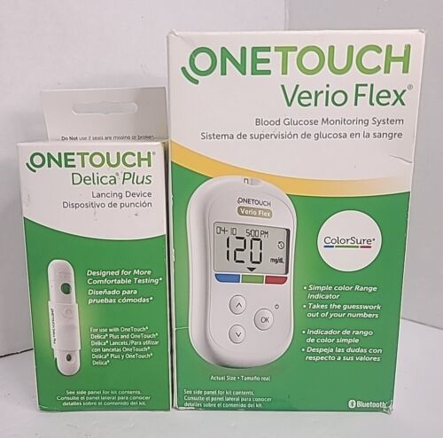 Primary image for ONETOUCH VERIO FLEX BLOOD GLUCOSE MONITORING SYSTEM COLOR SURE WITH DELICA PLUS
