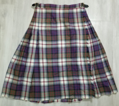 Vintage Tweeds and Tartans by Border Kilts Made in Scotland Wool Kilt Skirt - £25.43 GBP