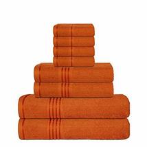 George &amp; Jimmy 100% Cotton 8 Piece Luxury Towel Set 550 GSM 2 ply with 2 Bath To - £35.58 GBP