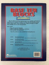Base Ten Blocks Learning Resources Activities Workbook for Grades 1-6 - £7.01 GBP