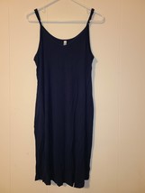 Viishow Slip Dress Women&#39;s XL Sleeveless Adjustable Spaghetti Strap Pockets (FF) - £8.48 GBP