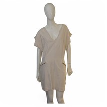French Connection Ivory Cream Viscose V- Neckline Mini Dress size 12 - $44.55