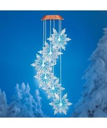 Solar LED Sparkling Red Cardinals Wind Chime Hanging Outdoor Garden Mobi... - $488.03 MXN