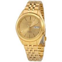 Seiko 5 Automatic Gold Dial Men&#39;s Watch SNKL28K1 - £133.43 GBP