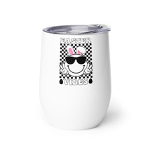 Groovy Easter Vibes Wine tumbler - Funny Easter DayWine tumbler - Gifts ... - $25.69