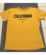 Nike Men’s L Regular Fit Yellow California Football T-shirt Short Sleeve  - $20.00