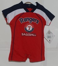 Genuine Merchandise KT1C29 MLB Licensed Texas Rangers 6 9 Month Red Jumper image 1