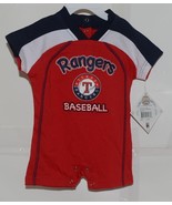 Genuine Merchandise KT1C29 MLB Licensed Texas Rangers 6 9 Month Red Jumper - £15.17 GBP