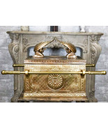 Oversized 1:2 Matte Gold Judaic Ark Of Covenant Model W/ Contents Sculpt... - £632.05 GBP