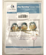 Joy Sunday Cross Stitch Kit Three Birds NEW - $18.99