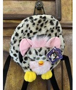 Vintage FURBY Adjustable Mini Bag Backpack Black Spots Pink *Rare* - $11,310.22 MXN