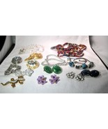 Vintage Costume Jewelry All Wearable - Lot of 14 - K1618 - £35.20 GBP