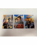 1995 Star Trek Trading Card Lot of 3 F5-7 Skybox Master Series CV JD - $14.85