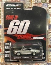 Greenlight Hollywood Gone in 60 Seconds 1967 Ford Mustang Eleanor 44742 - £93.29 GBP