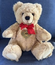 Vintage 1988 R. Dakin Tan Teddy Bear Plush Stuffed Animal 14” Doll Korea... - £14.11 GBP
