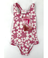 Kanu Surf Baby Size 12 Months One Piece Swimsuit Pink With Flowers Style... - £9.32 GBP
