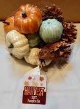 Pumpkin &amp; Pinecones Table Decor You Choose Type Mix Bags Up To 3&quot; In Size 266X - £3.45 GBP