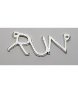 RUN Logo 925 Sterling Silver Pendant Necklace Chain Jewelry Fashion Men ... - €50,12 EUR