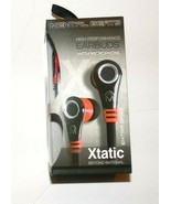 Mental Beats Xtatic High Perform Extra Bass Earbuds with Microphone Blac... - £8.48 GBP