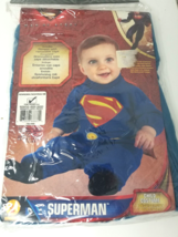 Superman Costume Newborn Cosplay Dress Up Man of Steel DC Comics 2014 - £7.51 GBP