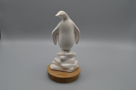Herta Gerz White Penguin Figurine Canadian Sculpture Vtg Wildlife Series 1961 - £26.62 GBP