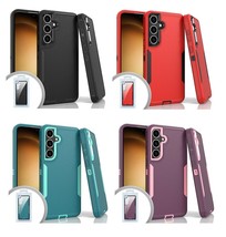 Tempered Glass / Dual Hybrid Phone Case For Samsung Galaxy S24+ S24 Plus SM-S926 - £6.68 GBP
