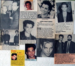 RICHARD GRIECO ~ 18 Color and B&amp;W Vintage Clippings, Articles from 1989-1991 - £5.41 GBP