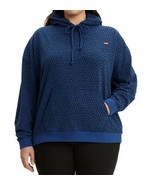Levi&#39;s Women&#39;s Plus Size Leopard Print Pullover Hoodie, Blue/Black Size 3X - $531.68 MXN