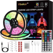 Vbakor Led Strip Lights Boat Lights, 12V Flexible RGB Strip Lights, IP65 - $50.99